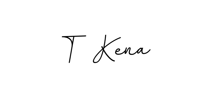 Also we have T  Kena name is the best signature style. Create professional handwritten signature collection using BallpointsItalic-DORy9 autograph style. T  Kena signature style 11 images and pictures png