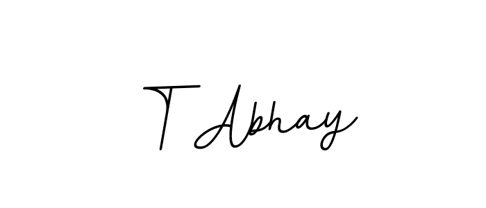 You can use this online signature creator to create a handwritten signature for the name T Abhay. This is the best online autograph maker. T Abhay signature style 11 images and pictures png