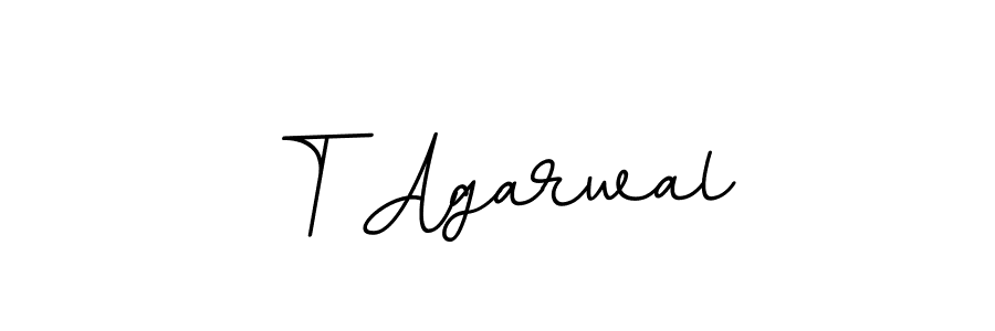 It looks lik you need a new signature style for name T Agarwal. Design unique handwritten (BallpointsItalic-DORy9) signature with our free signature maker in just a few clicks. T Agarwal signature style 11 images and pictures png