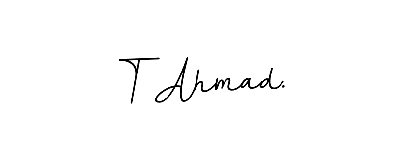 Make a beautiful signature design for name T Ahmad.. Use this online signature maker to create a handwritten signature for free. T Ahmad. signature style 11 images and pictures png