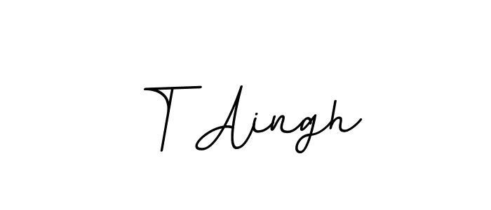 Similarly BallpointsItalic-DORy9 is the best handwritten signature design. Signature creator online .You can use it as an online autograph creator for name T Aingh. T Aingh signature style 11 images and pictures png