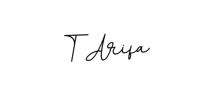 T Arifa stylish signature style. Best Handwritten Sign (BallpointsItalic-DORy9) for my name. Handwritten Signature Collection Ideas for my name T Arifa. T Arifa signature style 11 images and pictures png