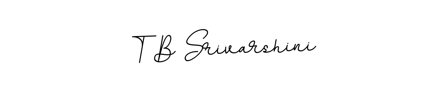 How to make T B Srivarshini signature? BallpointsItalic-DORy9 is a professional autograph style. Create handwritten signature for T B Srivarshini name. T B Srivarshini signature style 11 images and pictures png