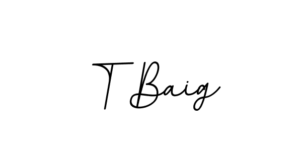 T Baig stylish signature style. Best Handwritten Sign (BallpointsItalic-DORy9) for my name. Handwritten Signature Collection Ideas for my name T Baig. T Baig signature style 11 images and pictures png