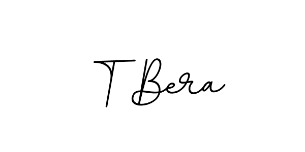 Make a beautiful signature design for name T Bera. With this signature (BallpointsItalic-DORy9) style, you can create a handwritten signature for free. T Bera signature style 11 images and pictures png