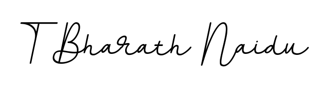 Make your name T Bharath Naidu memorable on every contract using BallpointsItalic-DORy9 autograph style. Instant transparent background export available. T Bharath Naidu signature style 11 images and pictures png