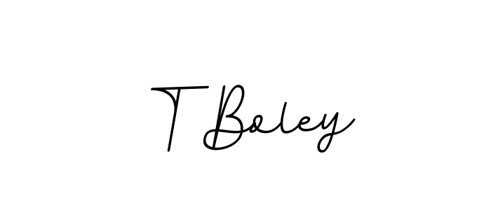 You should practise on your own different ways (BallpointsItalic-DORy9) to write your name (T Boley) in signature. don't let someone else do it for you. T Boley signature style 11 images and pictures png