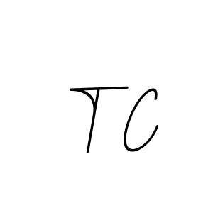 Make a beautiful signature design for name T C. With this signature (BallpointsItalic-DORy9) style, you can create a handwritten signature for free. T C signature style 11 images and pictures png