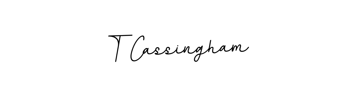 Check out images of Autograph of T Cassingham name. Actor T Cassingham Signature Style. BallpointsItalic-DORy9 is a professional sign style online. T Cassingham signature style 11 images and pictures png