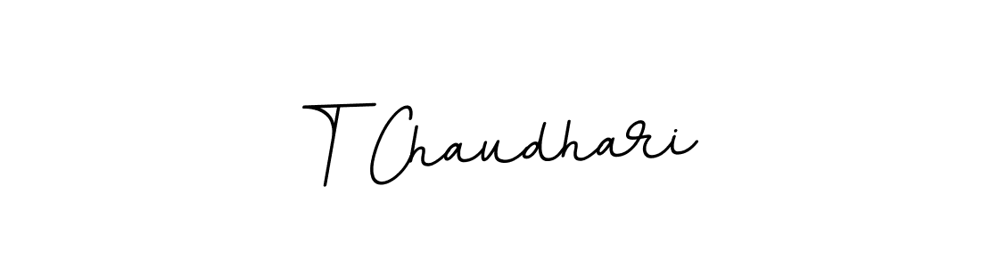 Design your own signature with our free online signature maker. With this signature software, you can create a handwritten (BallpointsItalic-DORy9) signature for name T Chaudhari. T Chaudhari signature style 11 images and pictures png