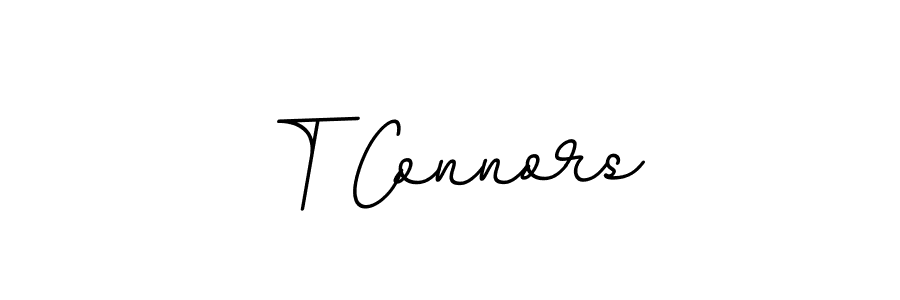 Use a signature maker to create a handwritten signature online. With this signature software, you can design (BallpointsItalic-DORy9) your own signature for name T Connors. T Connors signature style 11 images and pictures png