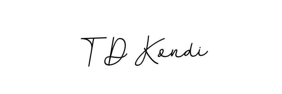 Make a short T D Kondi signature style. Manage your documents anywhere anytime using BallpointsItalic-DORy9. Create and add eSignatures, submit forms, share and send files easily. T D Kondi signature style 11 images and pictures png