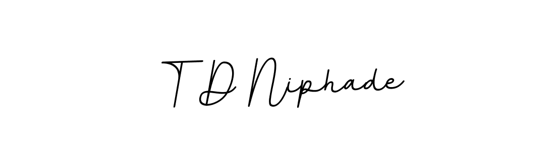 Best and Professional Signature Style for T D Niphade. BallpointsItalic-DORy9 Best Signature Style Collection. T D Niphade signature style 11 images and pictures png