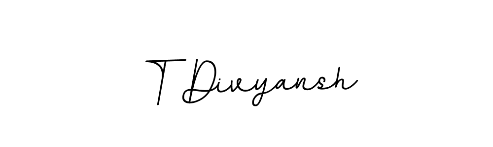 Also we have T Divyansh name is the best signature style. Create professional handwritten signature collection using BallpointsItalic-DORy9 autograph style. T Divyansh signature style 11 images and pictures png