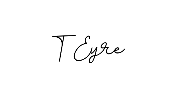 Also You can easily find your signature by using the search form. We will create T Eyre name handwritten signature images for you free of cost using BallpointsItalic-DORy9 sign style. T Eyre signature style 11 images and pictures png