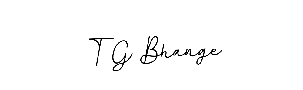 Also we have T G Bhange name is the best signature style. Create professional handwritten signature collection using BallpointsItalic-DORy9 autograph style. T G Bhange signature style 11 images and pictures png
