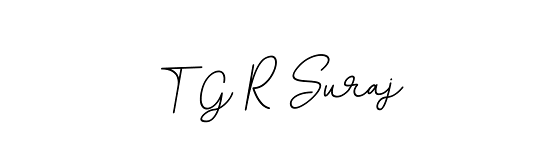 Similarly BallpointsItalic-DORy9 is the best handwritten signature design. Signature creator online .You can use it as an online autograph creator for name T G R Suraj. T G R Suraj signature style 11 images and pictures png