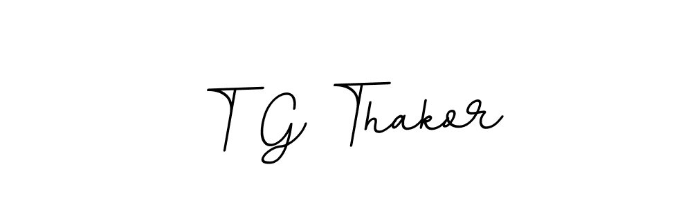 Make a beautiful signature design for name T G Thakor. With this signature (BallpointsItalic-DORy9) style, you can create a handwritten signature for free. T G Thakor signature style 11 images and pictures png