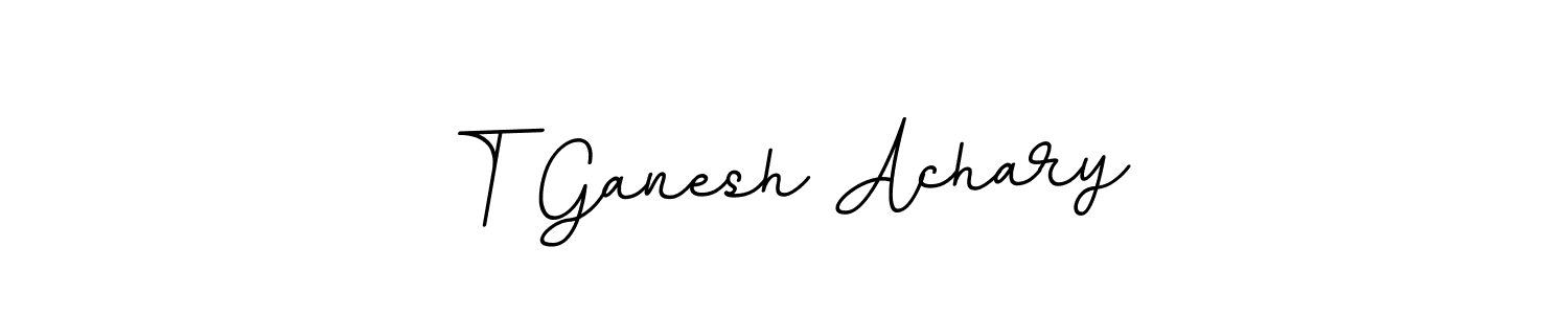 Make a beautiful signature design for name T Ganesh Achary. Use this online signature maker to create a handwritten signature for free. T Ganesh Achary signature style 11 images and pictures png