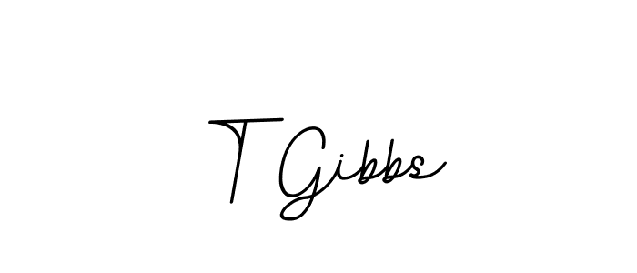 You should practise on your own different ways (BallpointsItalic-DORy9) to write your name (T Gibbs) in signature. don't let someone else do it for you. T Gibbs signature style 11 images and pictures png