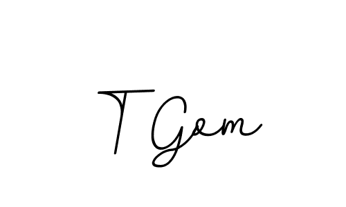 You can use this online signature creator to create a handwritten signature for the name T Gom. This is the best online autograph maker. T Gom signature style 11 images and pictures png