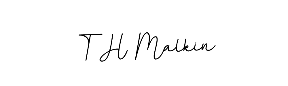 Make a beautiful signature design for name T H Malkin. Use this online signature maker to create a handwritten signature for free. T H Malkin signature style 11 images and pictures png