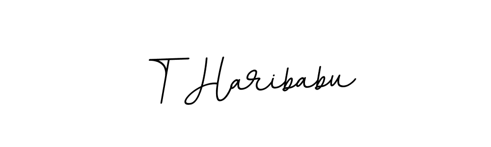 Here are the top 10 professional signature styles for the name T Haribabu. These are the best autograph styles you can use for your name. T Haribabu signature style 11 images and pictures png