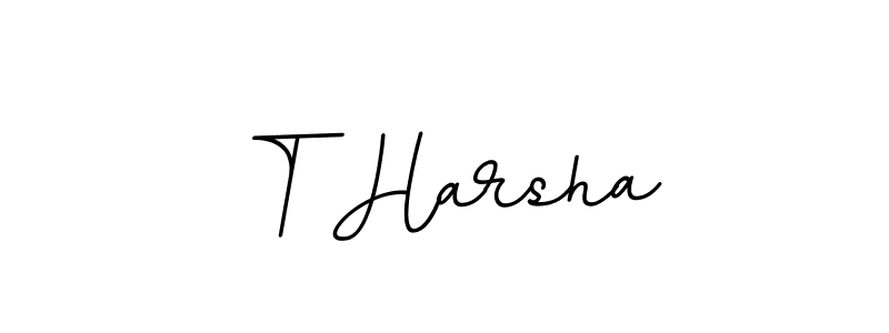 This is the best signature style for the T Harsha name. Also you like these signature font (BallpointsItalic-DORy9). Mix name signature. T Harsha signature style 11 images and pictures png