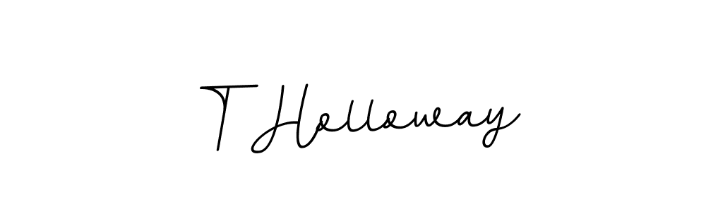 Design your own signature with our free online signature maker. With this signature software, you can create a handwritten (BallpointsItalic-DORy9) signature for name T Holloway. T Holloway signature style 11 images and pictures png