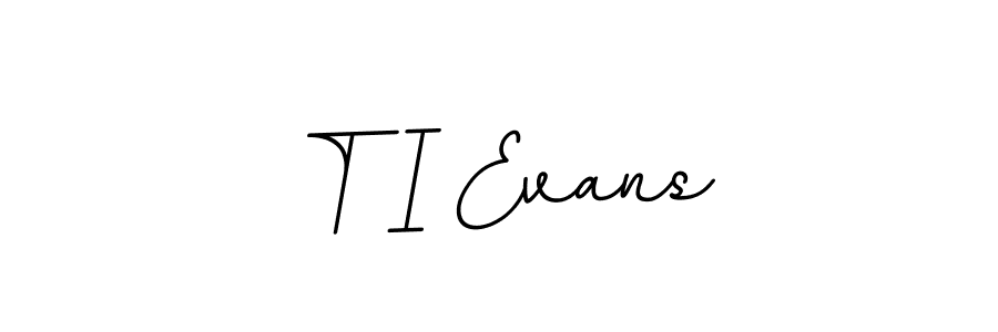 Use a signature maker to create a handwritten signature online. With this signature software, you can design (BallpointsItalic-DORy9) your own signature for name T I Evans. T I Evans signature style 11 images and pictures png