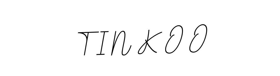 Also we have T I N K O O name is the best signature style. Create professional handwritten signature collection using BallpointsItalic-DORy9 autograph style. T I N K O O signature style 11 images and pictures png