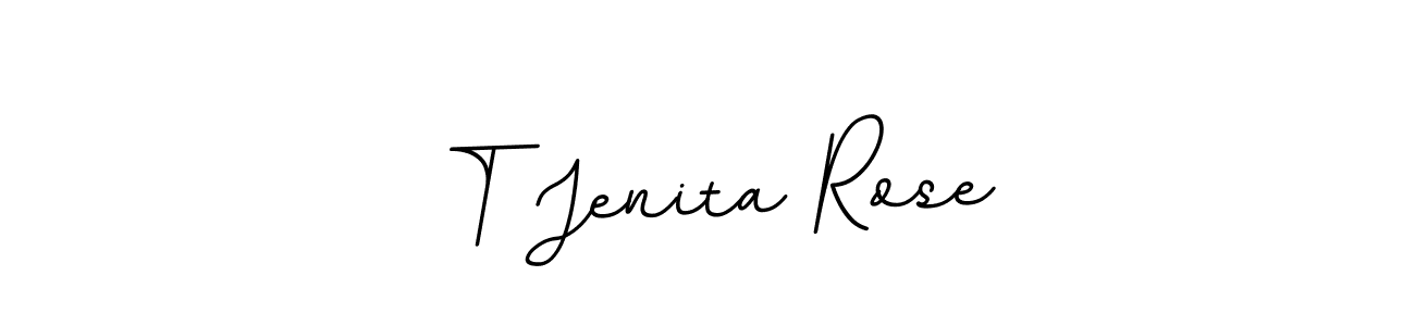 Also You can easily find your signature by using the search form. We will create T Jenita Rose name handwritten signature images for you free of cost using BallpointsItalic-DORy9 sign style. T Jenita Rose signature style 11 images and pictures png
