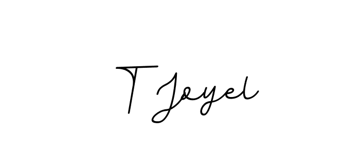 Also You can easily find your signature by using the search form. We will create T Joyel name handwritten signature images for you free of cost using BallpointsItalic-DORy9 sign style. T Joyel signature style 11 images and pictures png