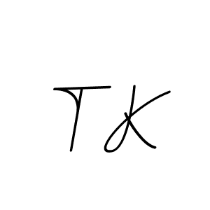 It looks lik you need a new signature style for name T K. Design unique handwritten (BallpointsItalic-DORy9) signature with our free signature maker in just a few clicks. T K signature style 11 images and pictures png