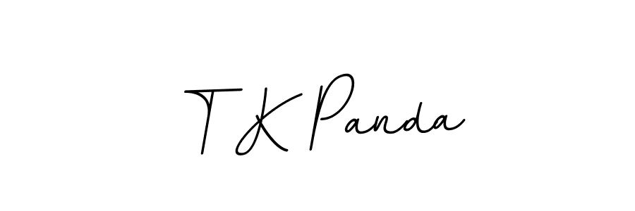 Similarly BallpointsItalic-DORy9 is the best handwritten signature design. Signature creator online .You can use it as an online autograph creator for name T K Panda. T K Panda signature style 11 images and pictures png