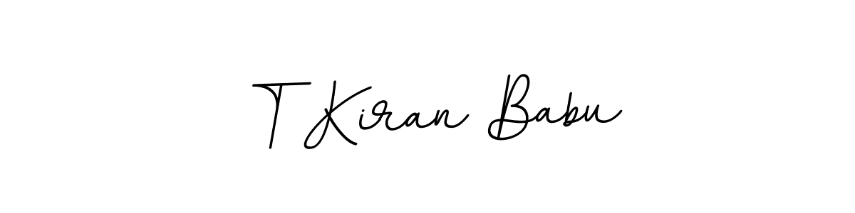Also we have T Kiran Babu name is the best signature style. Create professional handwritten signature collection using BallpointsItalic-DORy9 autograph style. T Kiran Babu signature style 11 images and pictures png