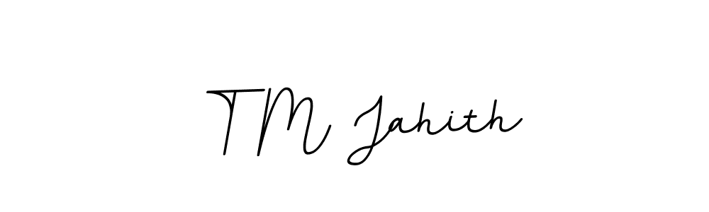 It looks lik you need a new signature style for name T M Jahith. Design unique handwritten (BallpointsItalic-DORy9) signature with our free signature maker in just a few clicks. T M Jahith signature style 11 images and pictures png