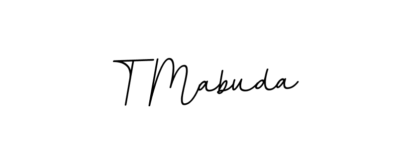How to make T Mabuda signature? BallpointsItalic-DORy9 is a professional autograph style. Create handwritten signature for T Mabuda name. T Mabuda signature style 11 images and pictures png
