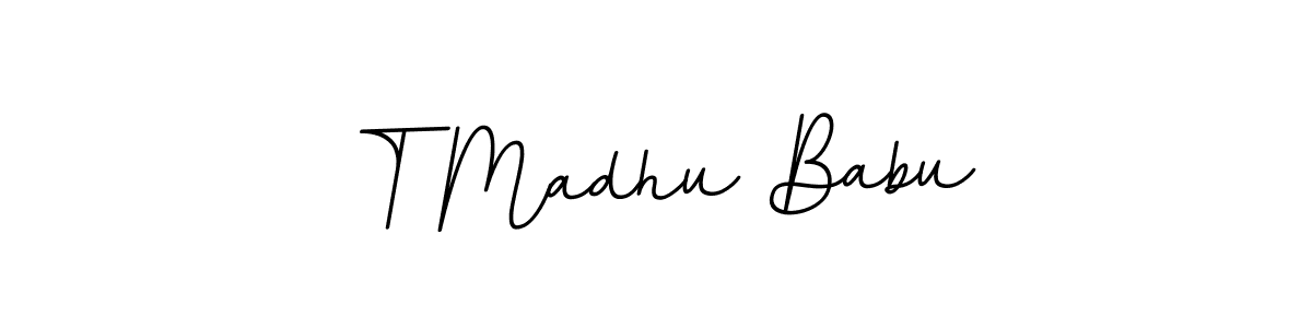 if you are searching for the best signature style for your name T Madhu Babu. so please give up your signature search. here we have designed multiple signature styles  using BallpointsItalic-DORy9. T Madhu Babu signature style 11 images and pictures png