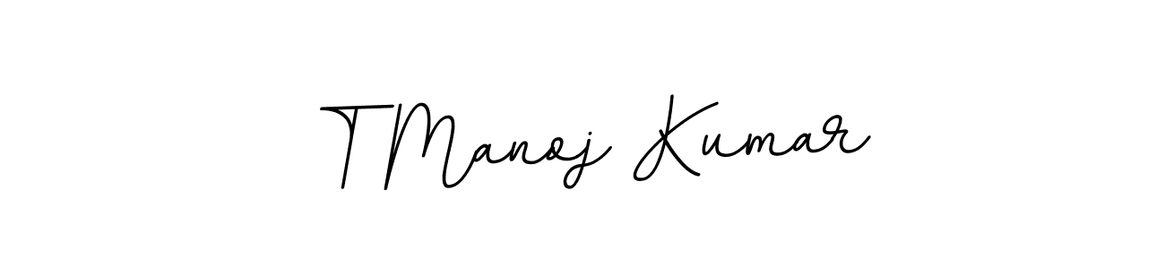 T Manoj Kumar stylish signature style. Best Handwritten Sign (BallpointsItalic-DORy9) for my name. Handwritten Signature Collection Ideas for my name T Manoj Kumar. T Manoj Kumar signature style 11 images and pictures png