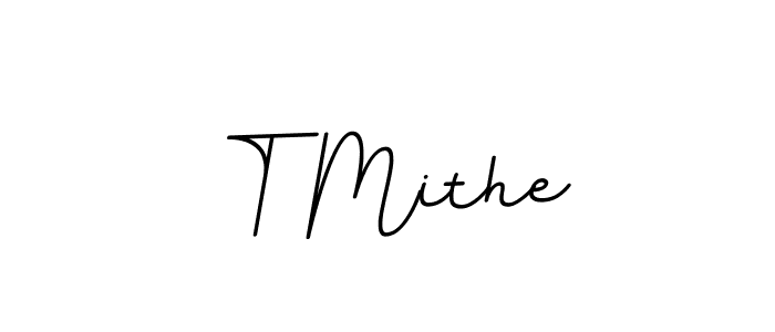 You should practise on your own different ways (BallpointsItalic-DORy9) to write your name (T Mithe) in signature. don't let someone else do it for you. T Mithe signature style 11 images and pictures png