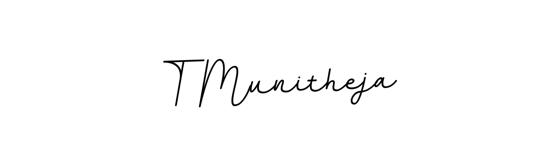 Also we have T Munitheja name is the best signature style. Create professional handwritten signature collection using BallpointsItalic-DORy9 autograph style. T Munitheja signature style 11 images and pictures png