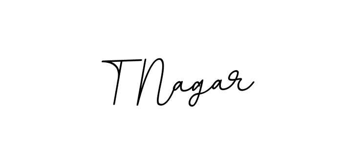 The best way (BallpointsItalic-DORy9) to make a short signature is to pick only two or three words in your name. The name T Nagar include a total of six letters. For converting this name. T Nagar signature style 11 images and pictures png