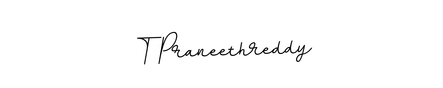if you are searching for the best signature style for your name T Praneethreddy. so please give up your signature search. here we have designed multiple signature styles  using BallpointsItalic-DORy9. T Praneethreddy signature style 11 images and pictures png