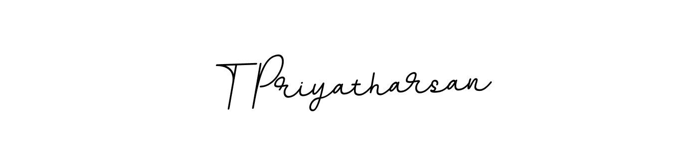 How to make T Priyatharsan signature? BallpointsItalic-DORy9 is a professional autograph style. Create handwritten signature for T Priyatharsan name. T Priyatharsan signature style 11 images and pictures png