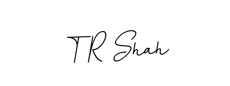 This is the best signature style for the T R Shah name. Also you like these signature font (BallpointsItalic-DORy9). Mix name signature. T R Shah signature style 11 images and pictures png