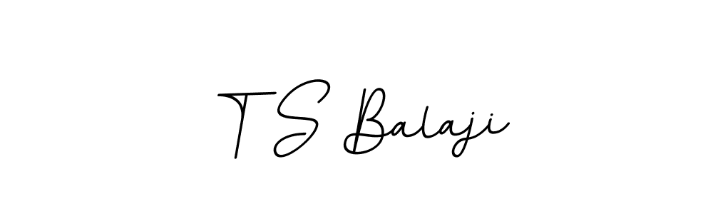 T S Balaji stylish signature style. Best Handwritten Sign (BallpointsItalic-DORy9) for my name. Handwritten Signature Collection Ideas for my name T S Balaji. T S Balaji signature style 11 images and pictures png