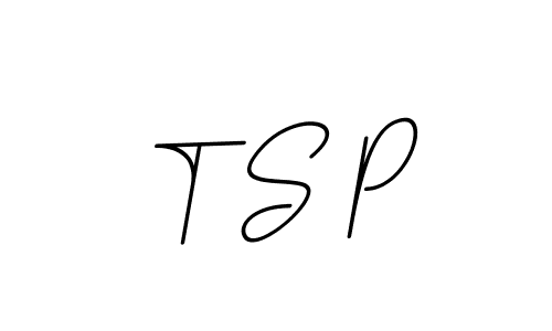 You should practise on your own different ways (BallpointsItalic-DORy9) to write your name (T S P) in signature. don't let someone else do it for you. T S P signature style 11 images and pictures png