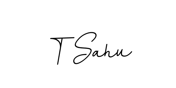 if you are searching for the best signature style for your name T Sahu. so please give up your signature search. here we have designed multiple signature styles  using BallpointsItalic-DORy9. T Sahu signature style 11 images and pictures png