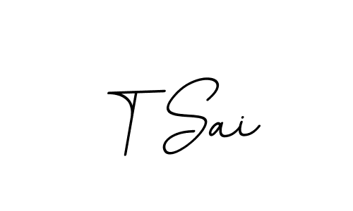 Check out images of Autograph of T Sai name. Actor T Sai Signature Style. BallpointsItalic-DORy9 is a professional sign style online. T Sai signature style 11 images and pictures png